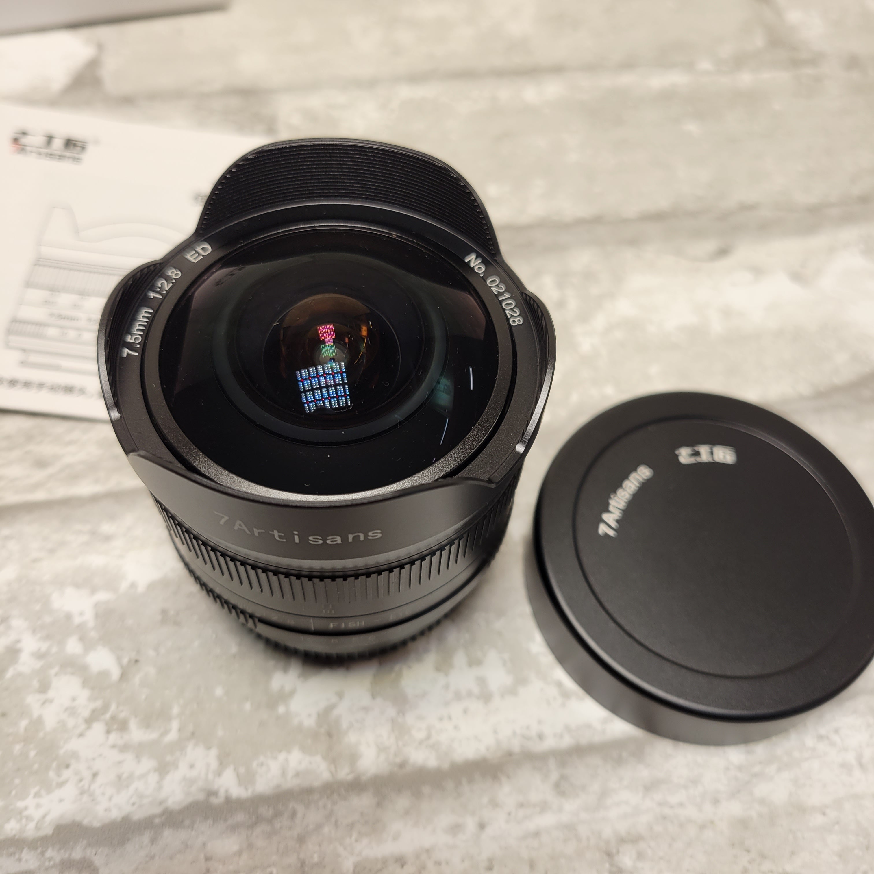 7artisans 7.5mm F2.8 Mark II APS-C MF Fisheye Lens FX mount (7952323182830)